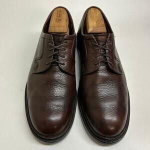 FULLY RESOLED Grenson Brown Scotch Grain Blucher Made in England 8.5 UK / 9.5 US